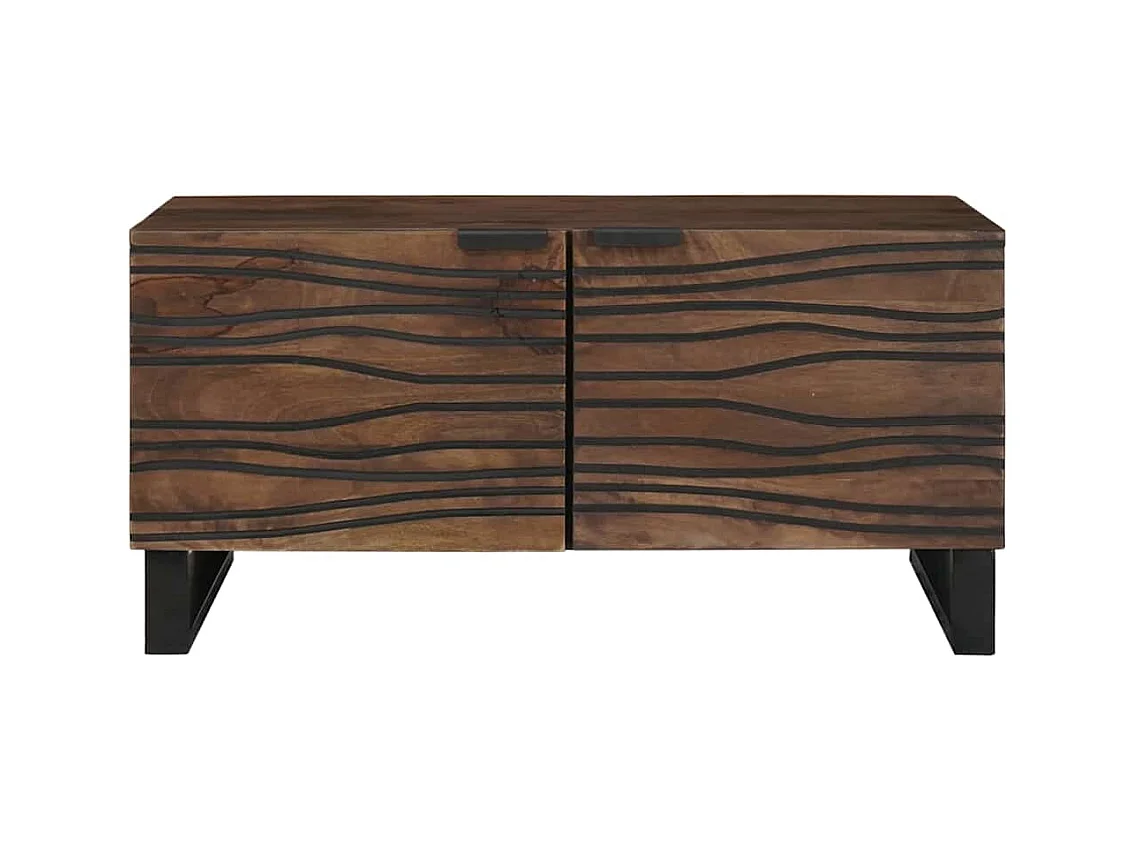 Mesas de centro apilables | Mesitas auxiliares 3 pzas madera ingeniería roble marrón SHL754863