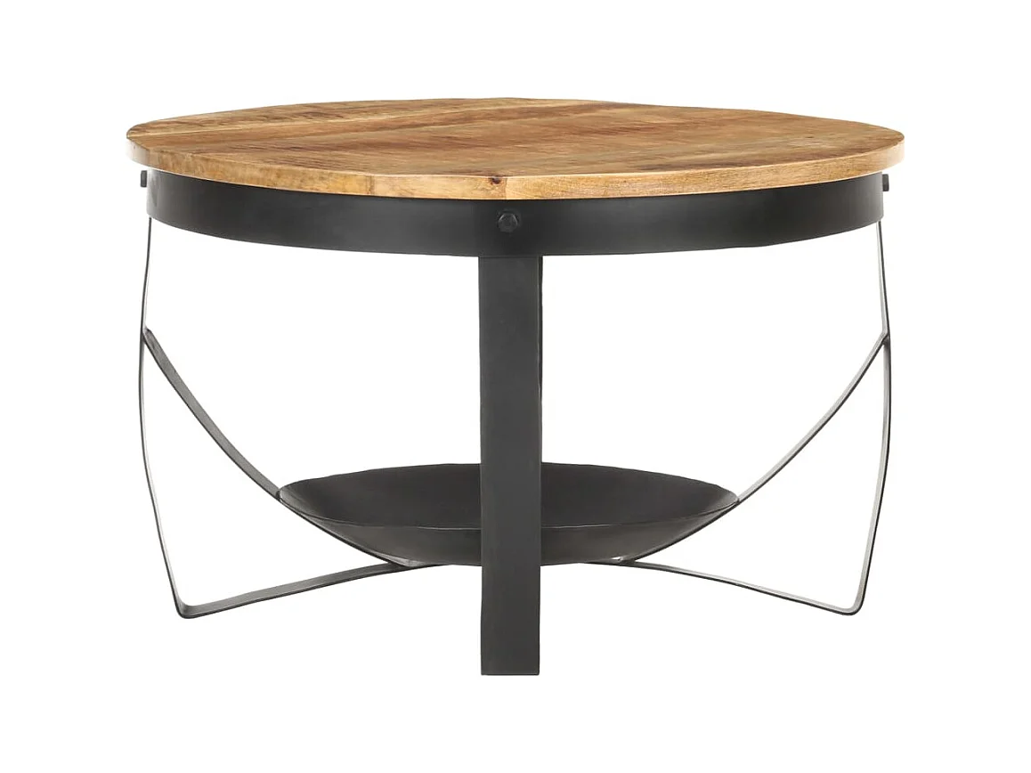 Mesa de centro | Mesa de café | Mesa auxiliar Roble negro 55x55x31 cm Madera contrachapada SHL4366