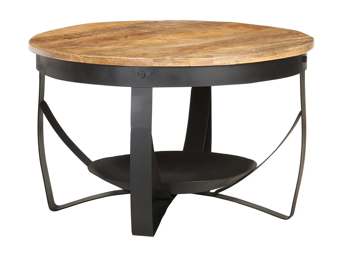 Mesa de centro | Mesa de café | Mesa auxiliar Roble negro 55x55x31 cm Madera contrachapada SHL4366