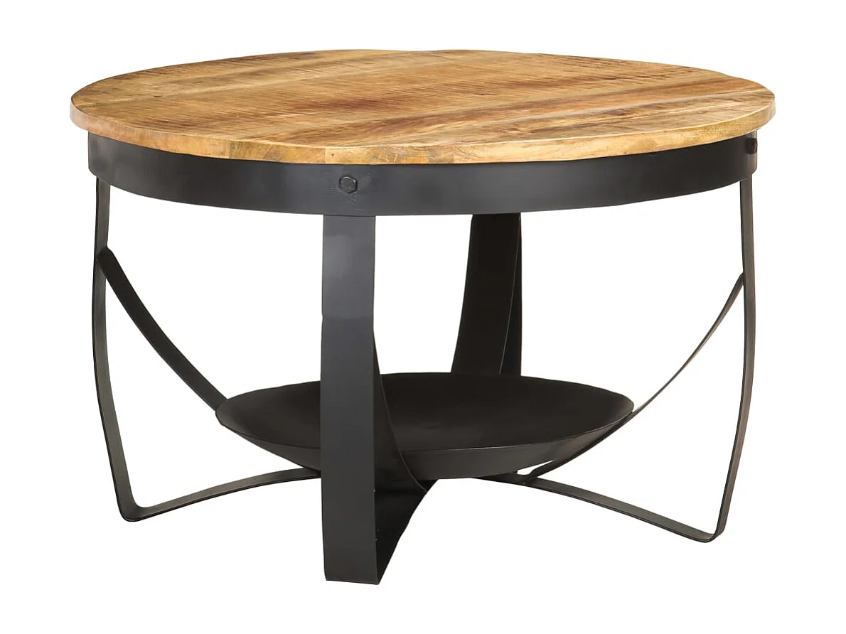 Mesa de centro | Mesa de café | Mesa auxiliar Roble negro 55x55x31 cm Madera contrachapada SHL4366