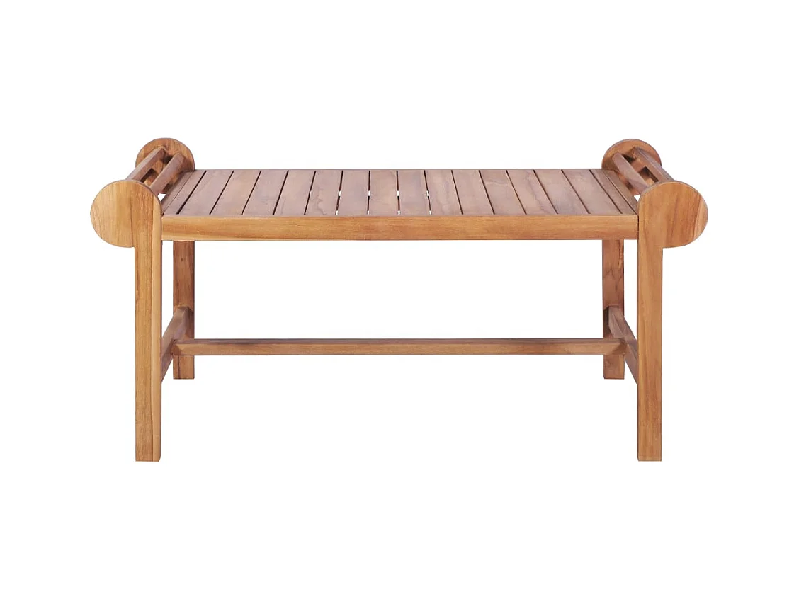 Table basse-Table d'appoint exterieur 100x50x45 cm Teck solide SHL14725