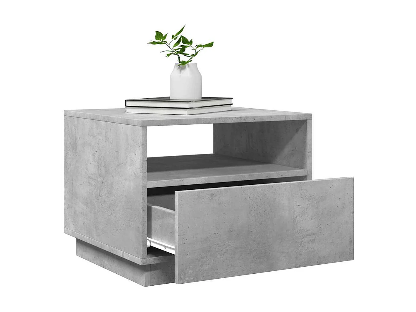 Mesa de centro-Mesa auxiliar de madera maciza de mango rugosa 100x55x40 cm SHL3334