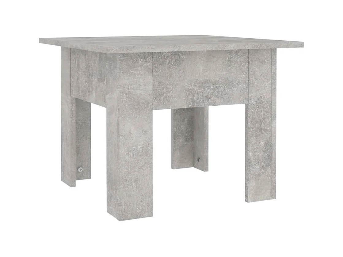 Mesa de centro | Mesa auxiliar de madera maciza de pino gris 80x50x35,5 cm SHL326948