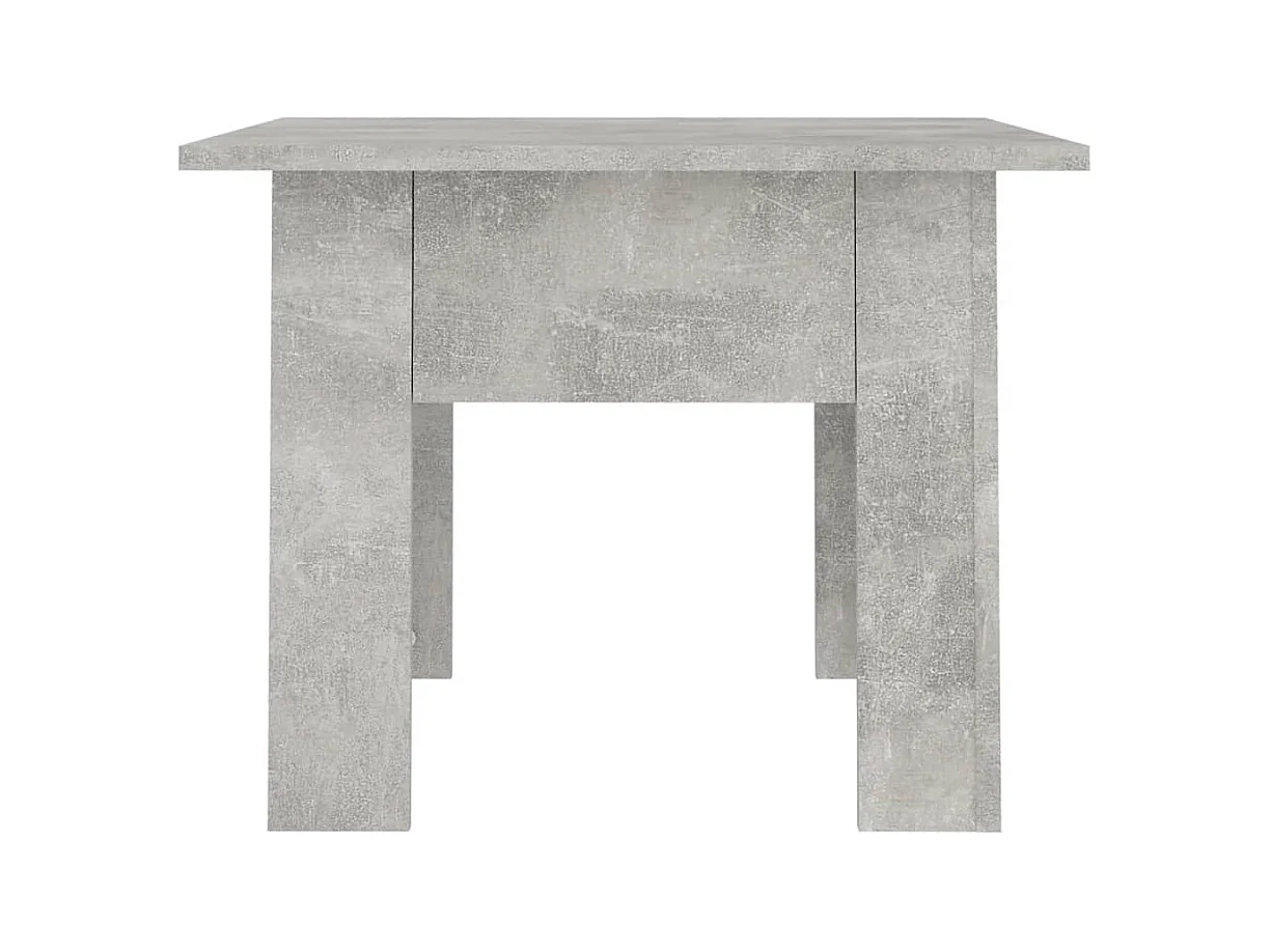 Mesa de centro | Mesa auxiliar de madera maciza de pino gris 80x50x35,5 cm SHL326948