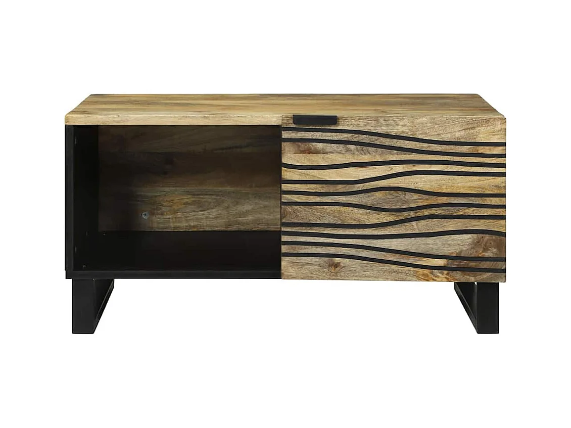 Mesas de centro apilables | Mesitas auxiliares 3 pzas madera ingeniería roble humo SHL2886