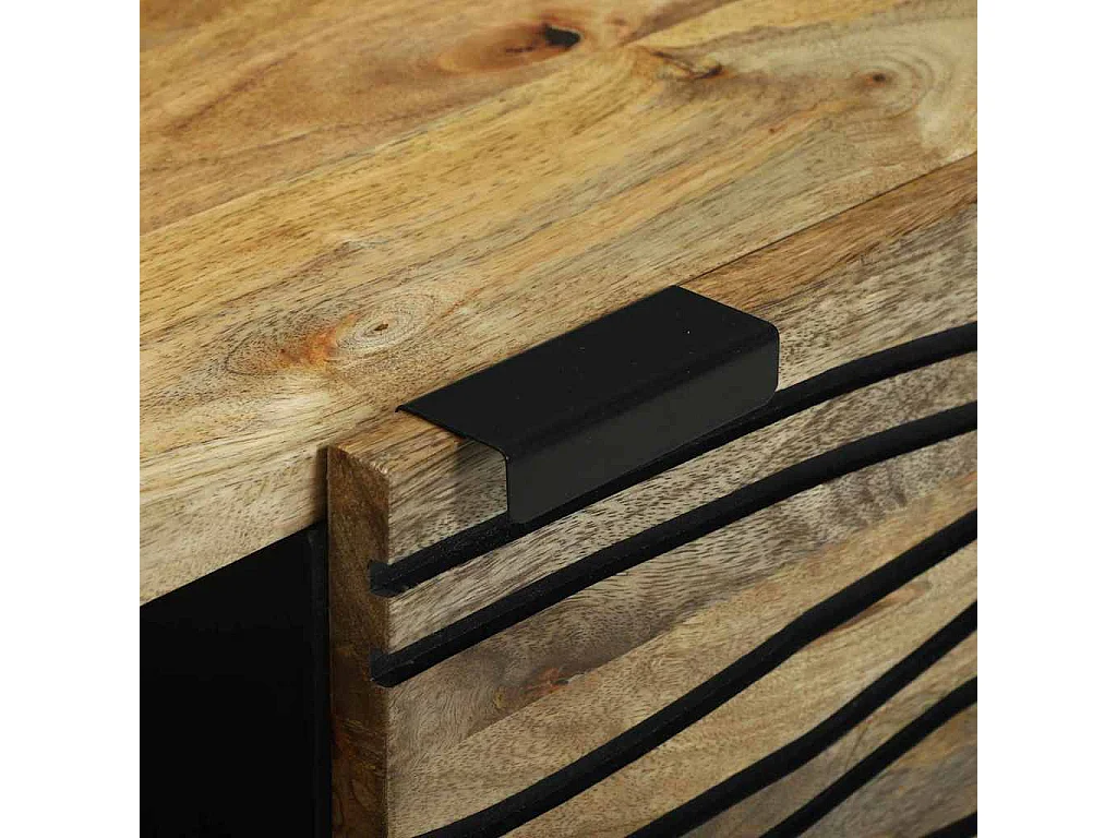 Mesas de centro apilables | Mesitas auxiliares 3 pzas madera ingeniería roble humo SHL2886