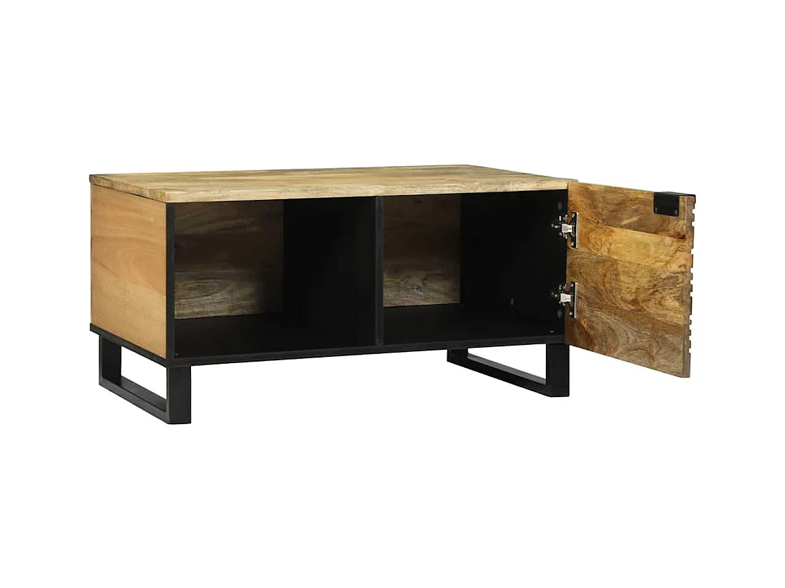 Tables basses Marron 80x50x40 cm bois de manguier massif SHL87962