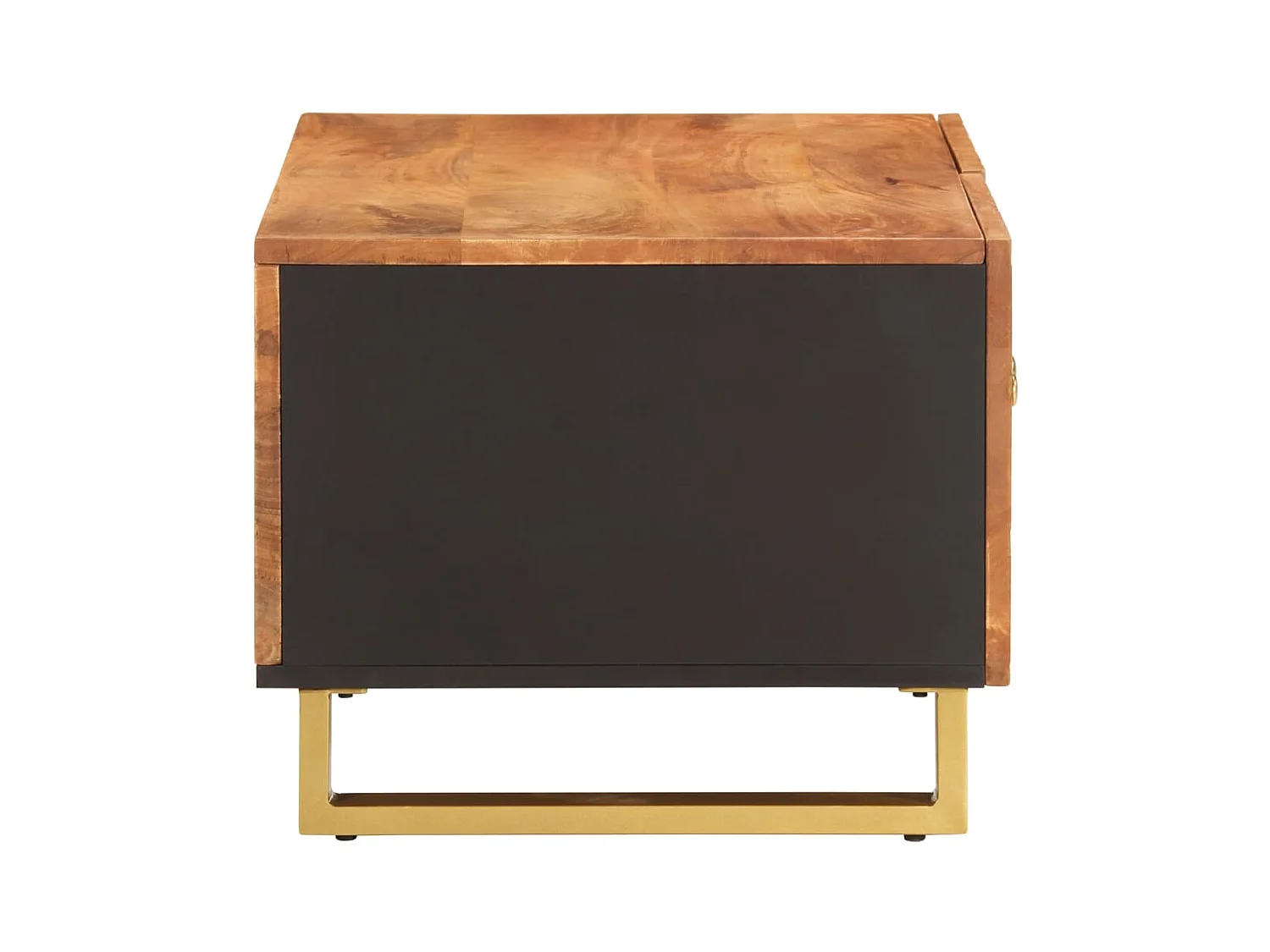 Mesa de centro | Mesa auxiliar con Infinity LED roble Sonoma 50x50x38 cm SHL3603