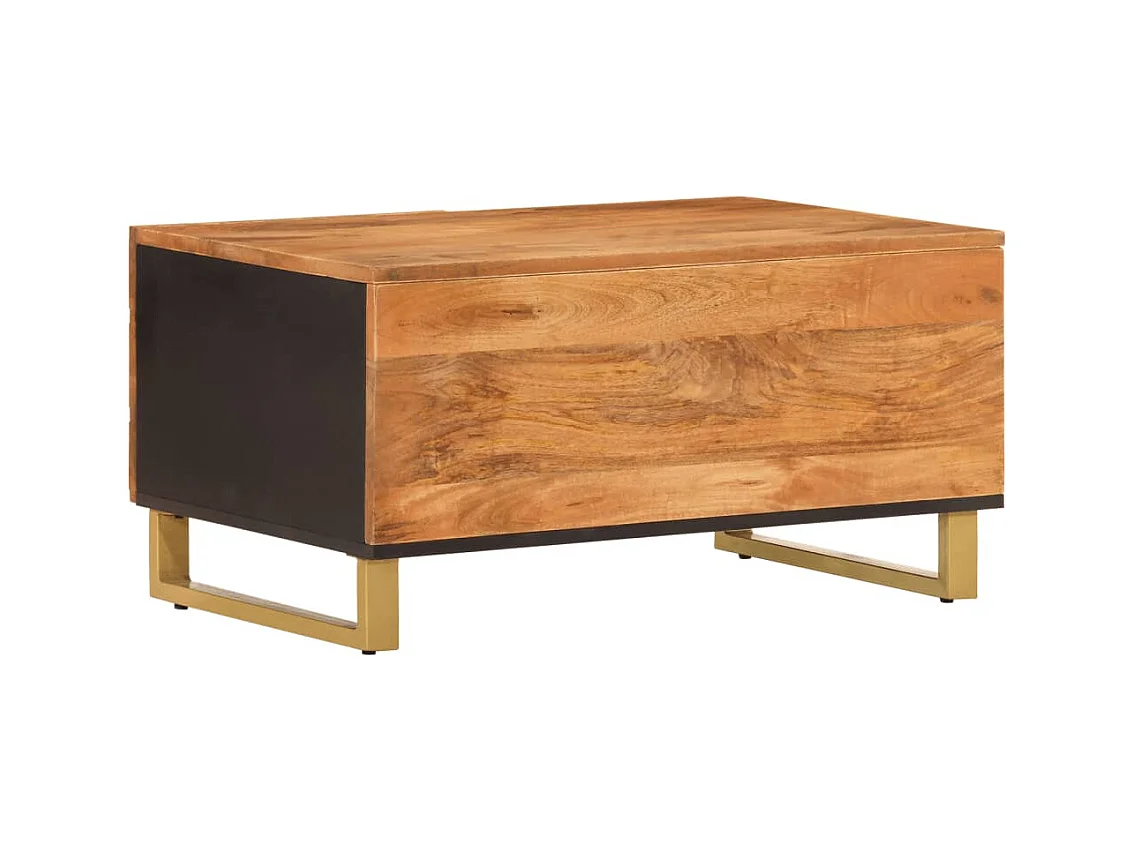 Mesa de centro | Mesa auxiliar con Infinity LED roble Sonoma 50x50x38 cm SHL3603