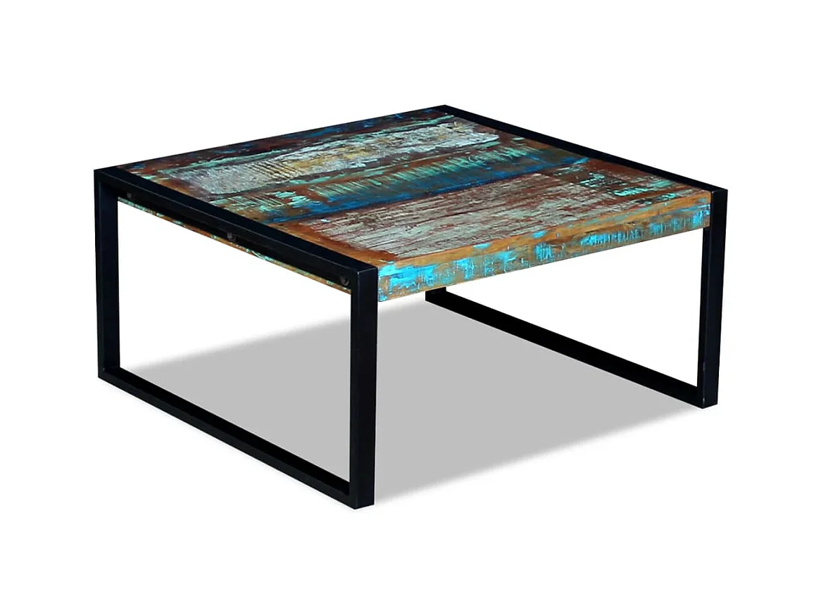 Mesa de centro | Mesa auxiliar salon con ruedas madera ingeniería blanco 55x36x63,5 cm SHL3914