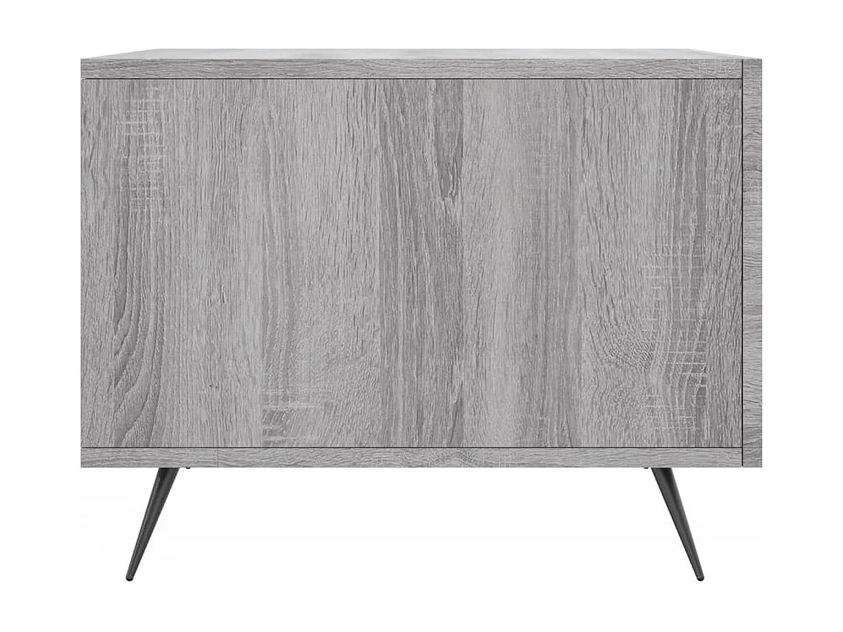 Mesa de centro | Mesa auxiliar madera de ingeniería roble ahumado 70x70x29 cm SHL3239