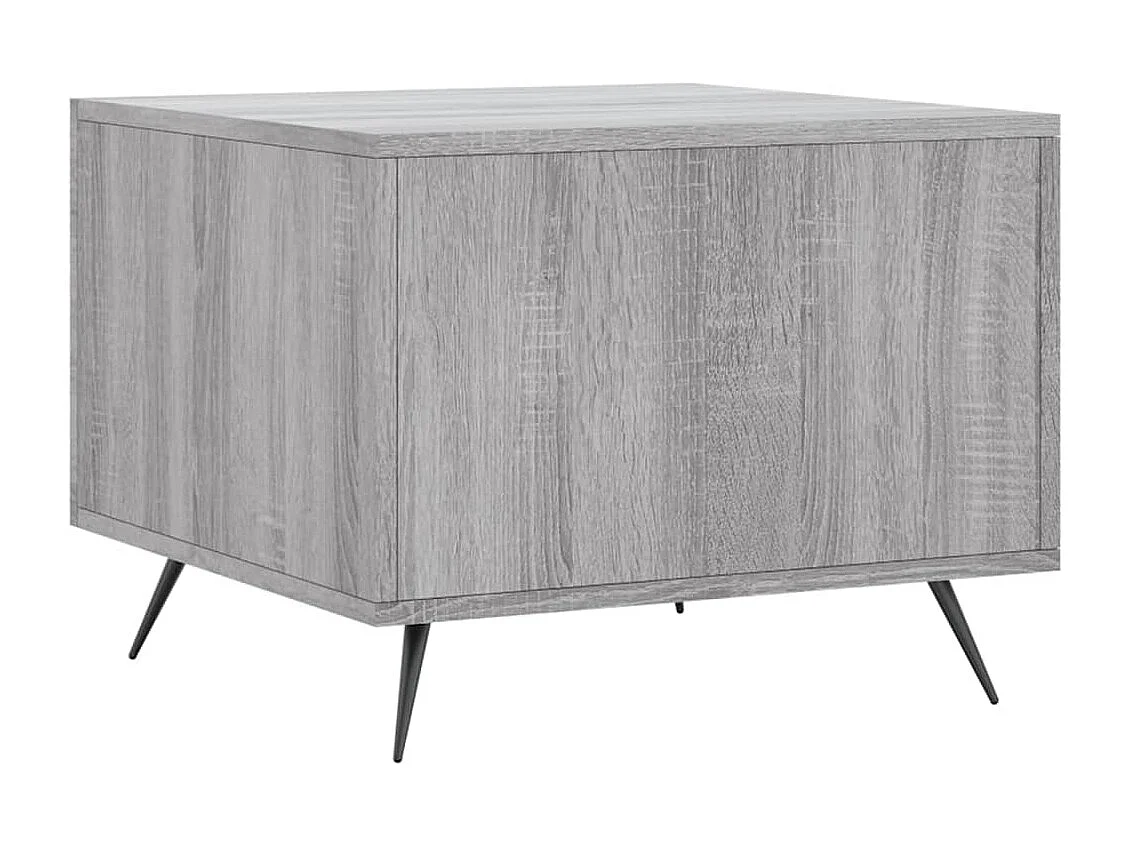 Table basse salon-Table d'appoint Sonoma gris 50x50x40 cm Bois d'ingénierie SHL53614
