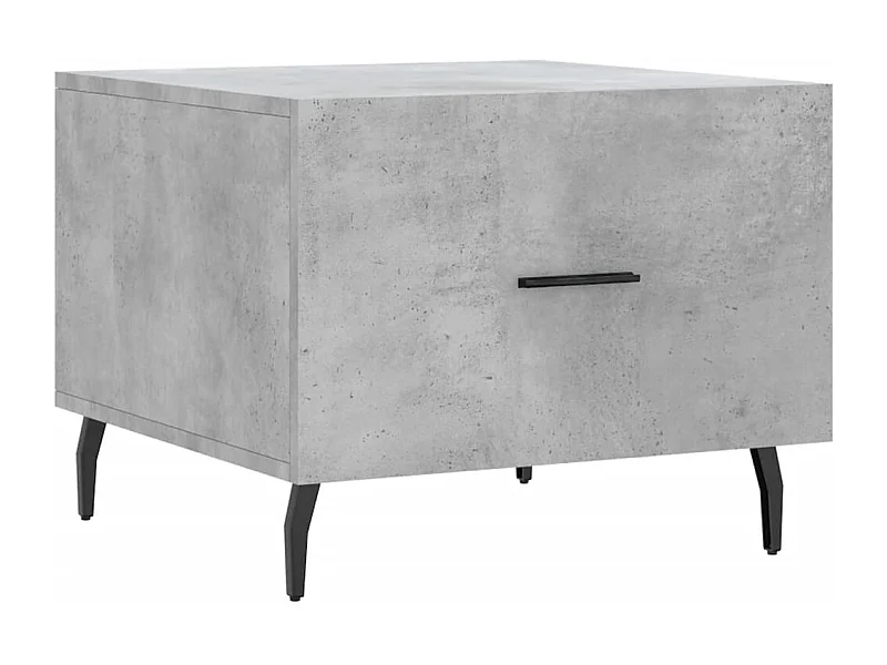 Table basse salon-Table d'appoint gris béton 50x50x40 cm bois d'ingénierie SHL37414
