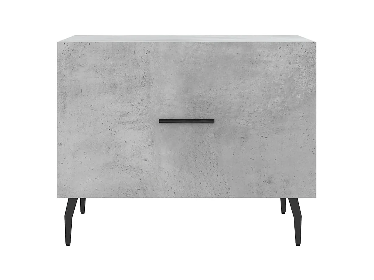 Table basse salon-Table d'appoint gris béton 50x50x40 cm bois d'ingénierie SHL37414