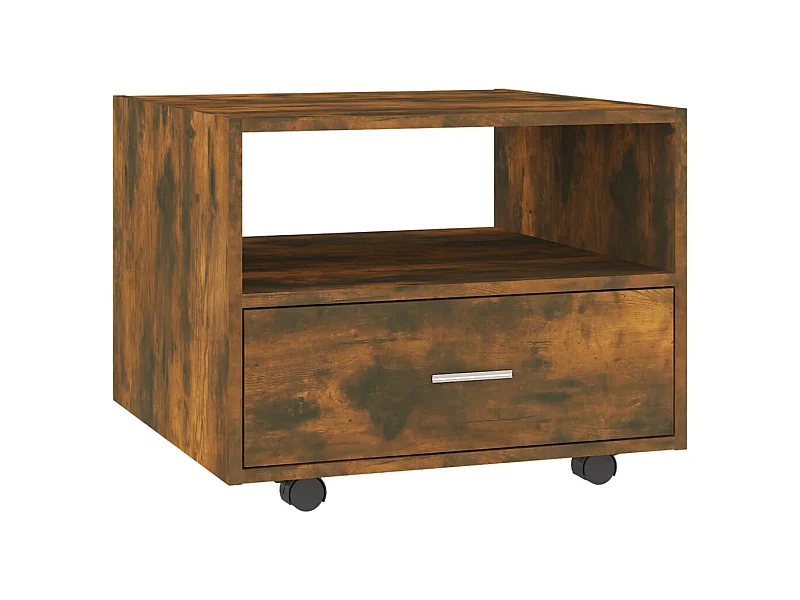 Mesa de centro | Mesa auxiliar madera contrachapada negro 100x50x45 cm SHL367921