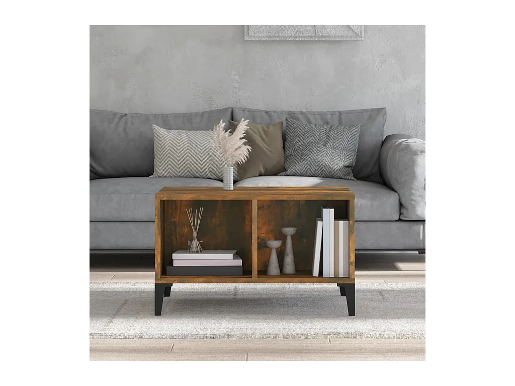 Mesa de centro | Mesa auxiliar madera contrachapada roble Sonoma 100x50x40 cm SHL2882