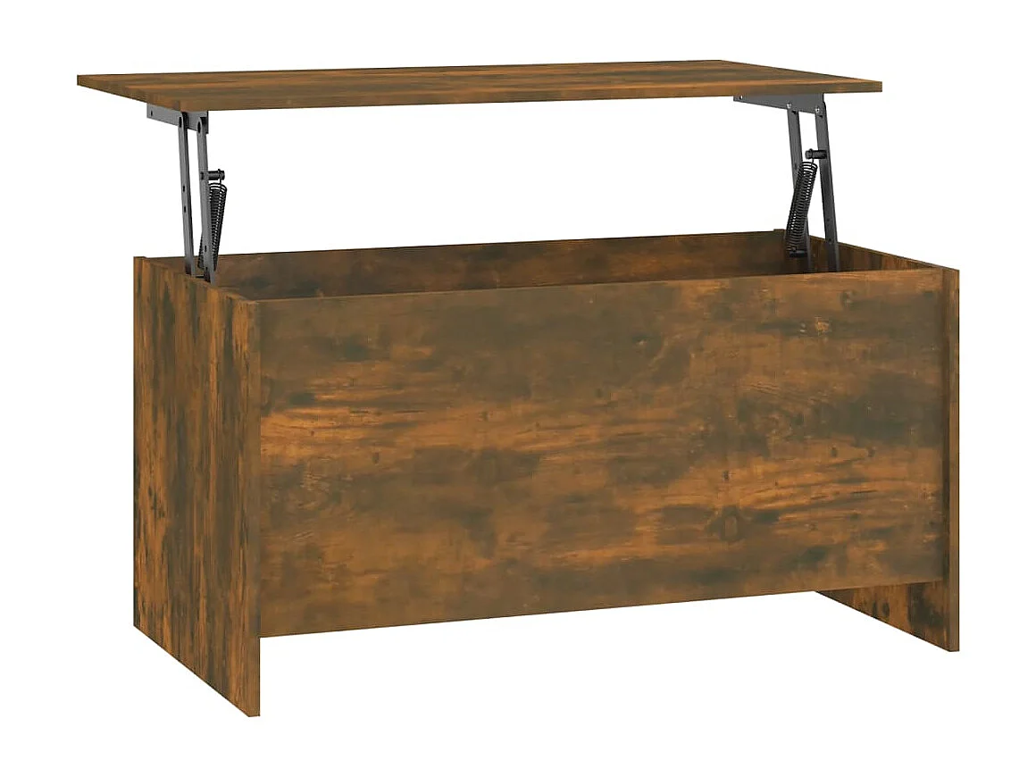 Couchtisch-Sofatisch-Beistelltische Räuchereiche 102x55,5x52,5 cm Holzwerkstoff SHL51079