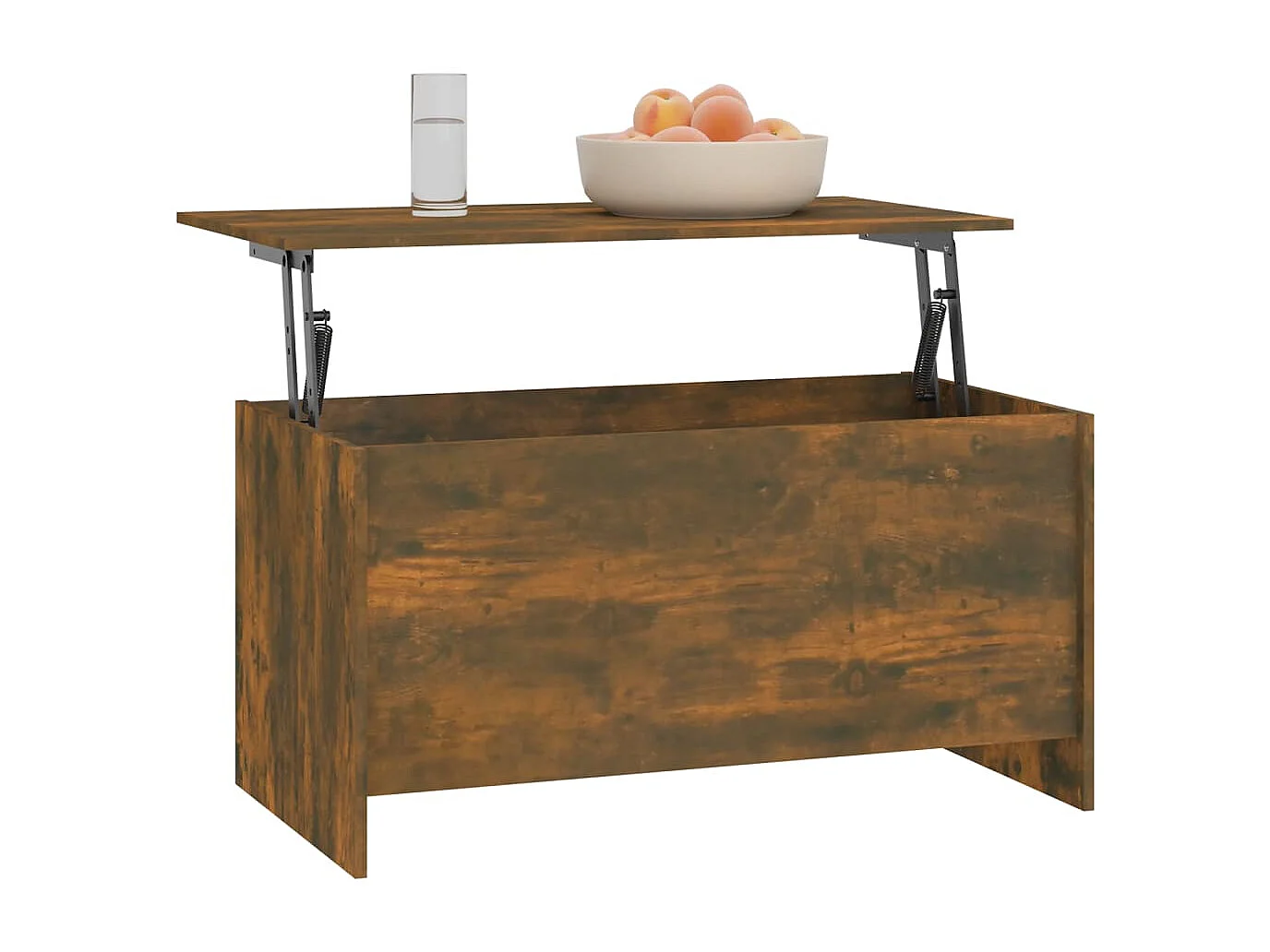 Couchtisch-Sofatisch-Beistelltische Räuchereiche 102x55,5x52,5 cm Holzwerkstoff SHL51079
