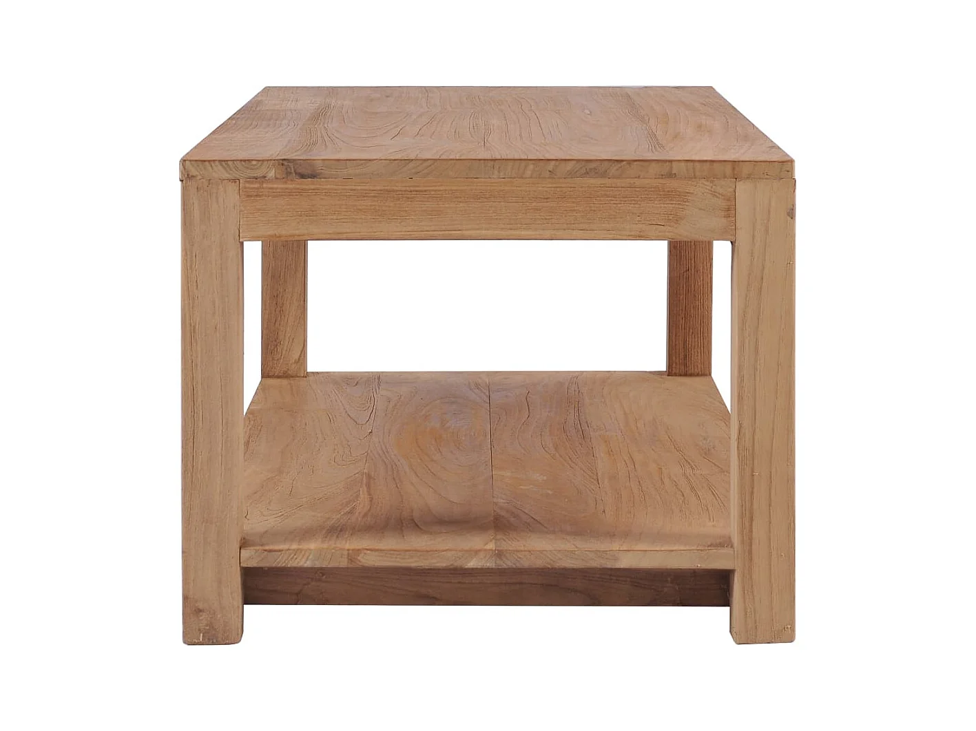 Mesa de centro | Mesa de apoio | Mesa de café 100x50x40 cm madeira de teca maciça