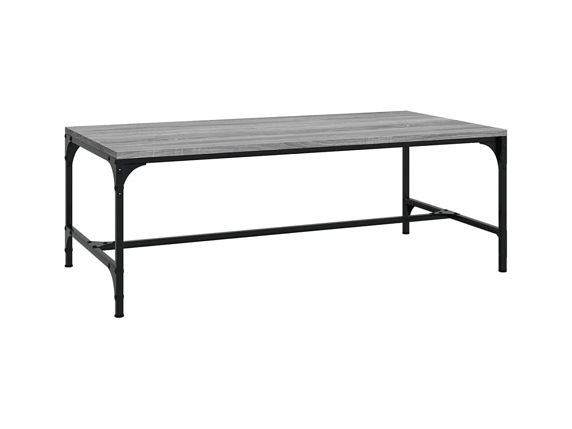 Table basse salon-Table d'appoint Sonoma gris 100x50x35 cm Bois d'ingénierie SHL72535