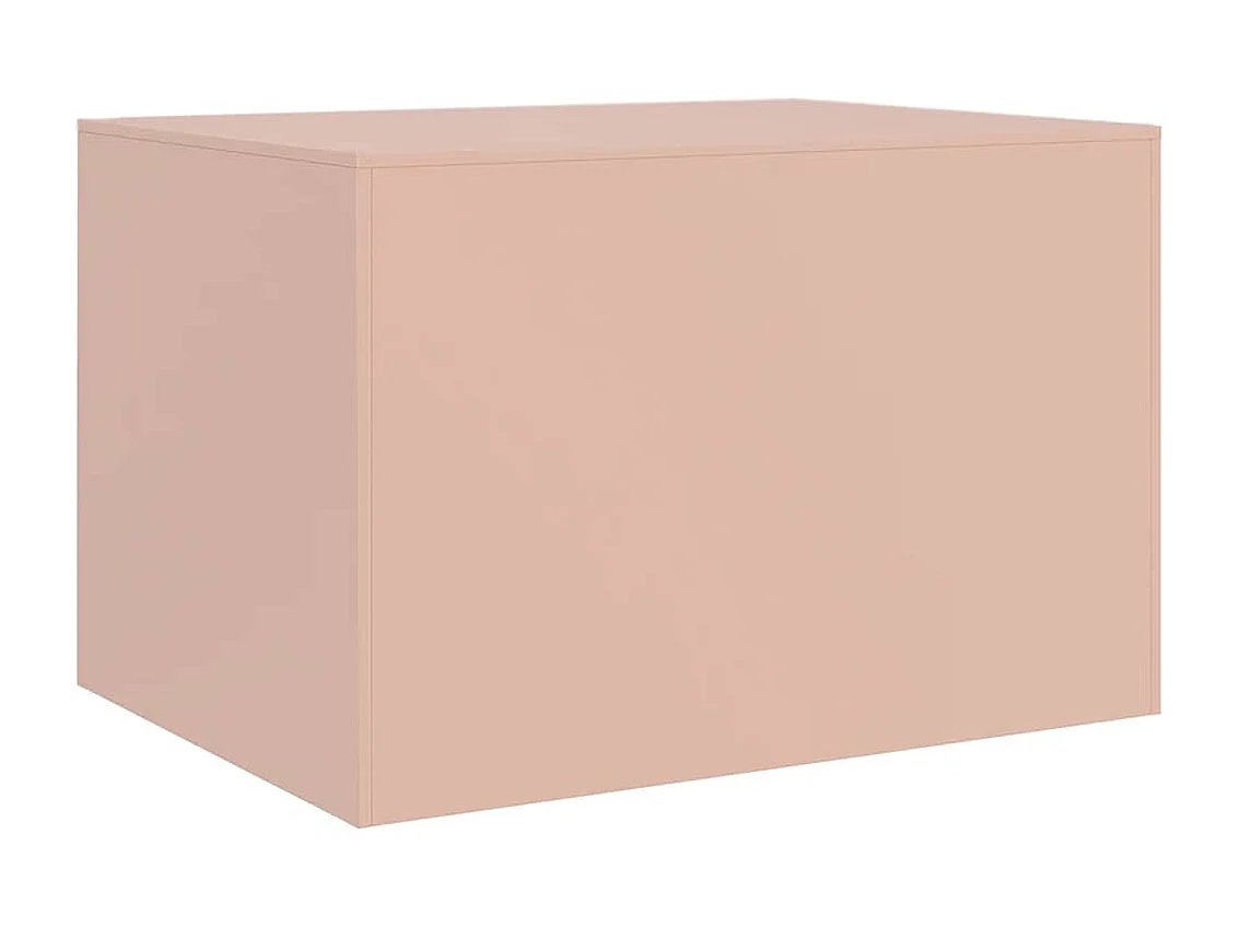 Couchtisch-Wohnzimmertisch-Beistelltische Rosa 67x50x44 cm Stahl SHL97843