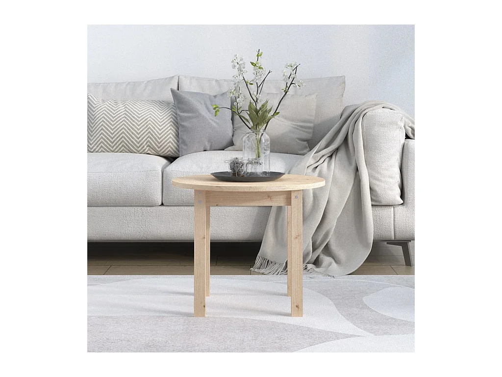 Mesa de centro | Mesa auxiliar madera de ingeniería envejecida 102x50x35 cm SHL4918