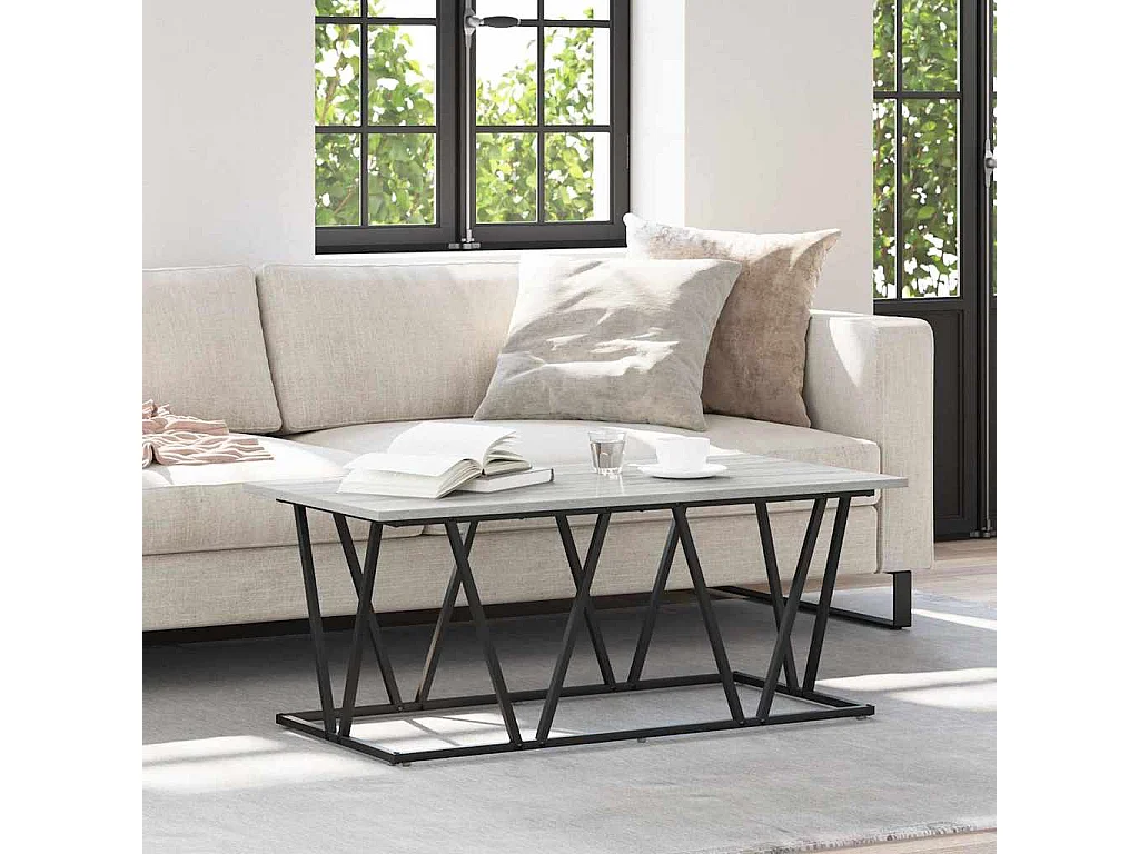 Mesas de centro | Mesas auxiliares 2 uds madera contrachapada negro 40x40x40 cm SHL1949