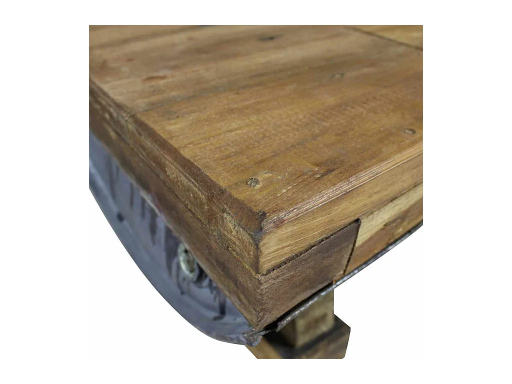 Mesa de centro | Mesa auxiliar salon estante madera ingeniería Sonoma gris 100x51x40 cm SHL66377