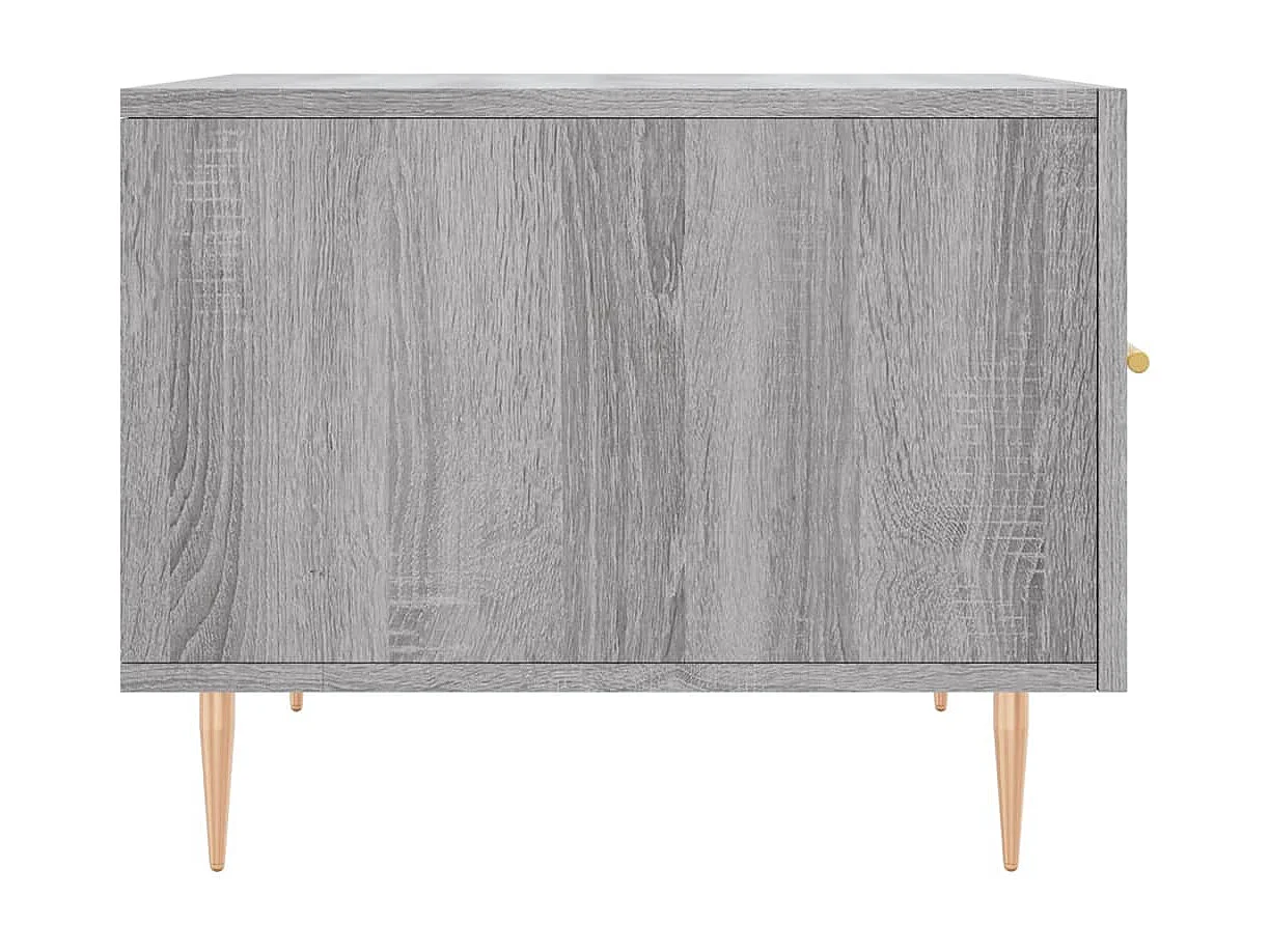 Mesa de centro | Mesa auxiliar madera de ingeniería roble artisan 40x40x43 cm SHL2683