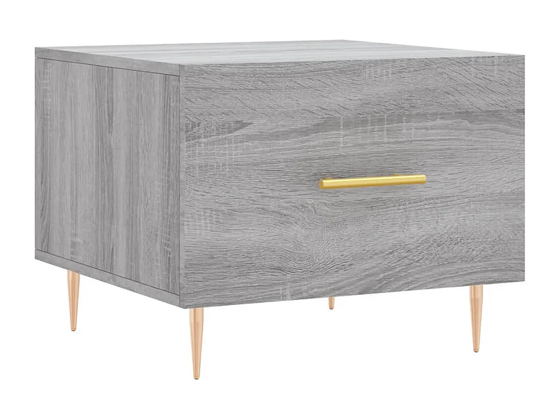 Couchtisch-Wohnzimmertisch-Beistelltische Grau Sonoma 50x50x40 cm Holzwerkstoff SHL80627