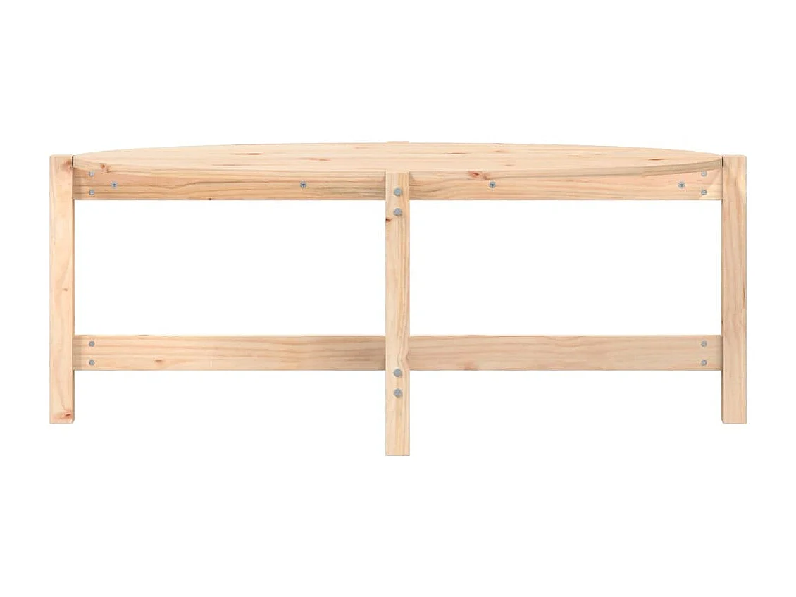 Table basse salon-Table d'appoint 118x63x45 cm Bois massif de pin SHL70455