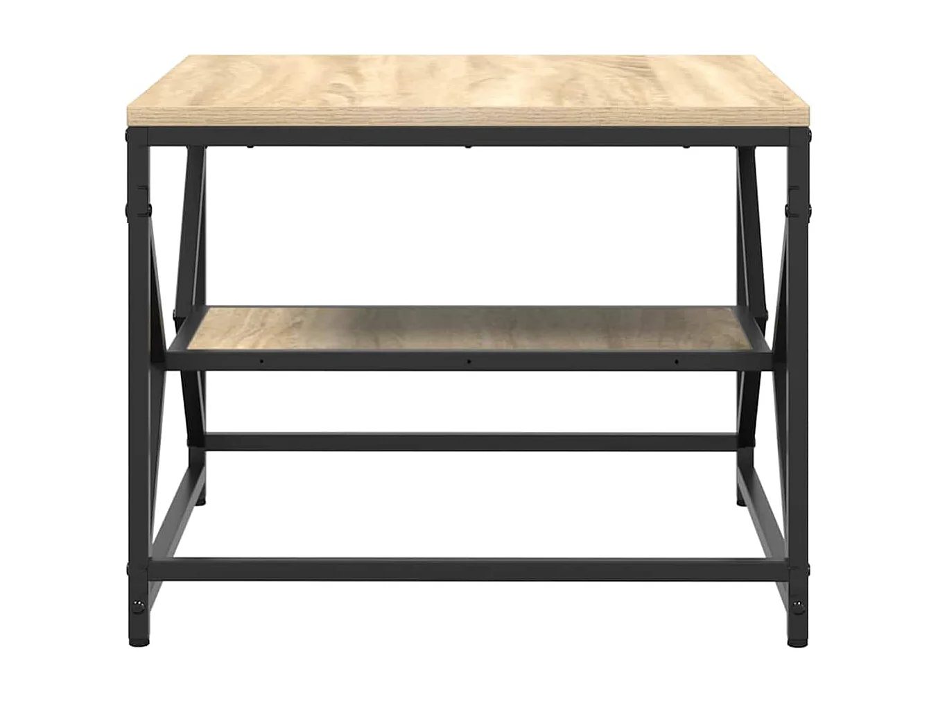 Tavolino da Salotto-Tavolino da Caffè Laterale Rovere Sonoma 51x50x40 cm SHL32238