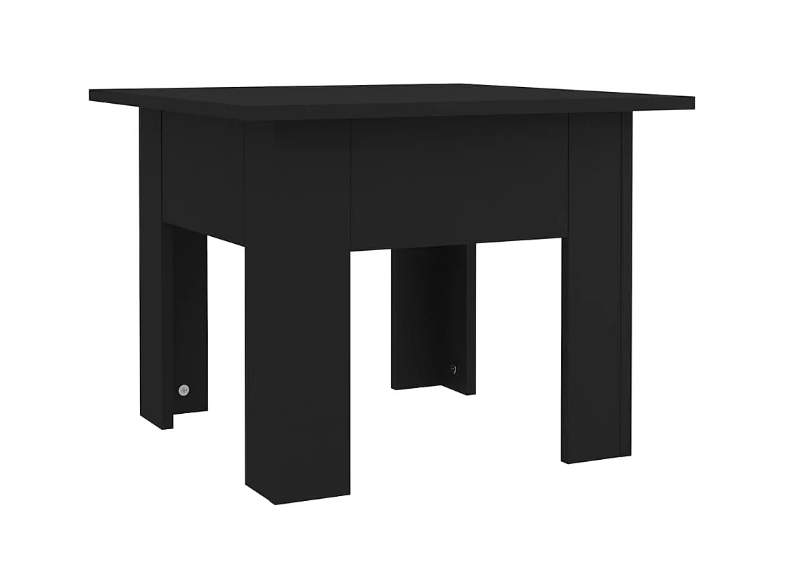 Table basse salon-Table d'appoint noir 55x55x42 cm bois d'ingénierie SHL98311