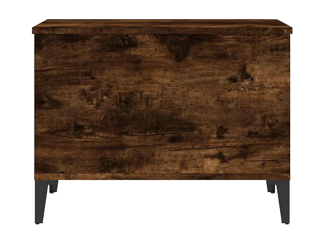 Couchtisch-Wohnzimmertisch-Beistelltische Räuchereiche 60x44,5x45 cm Holzwerkstoff SHL18189