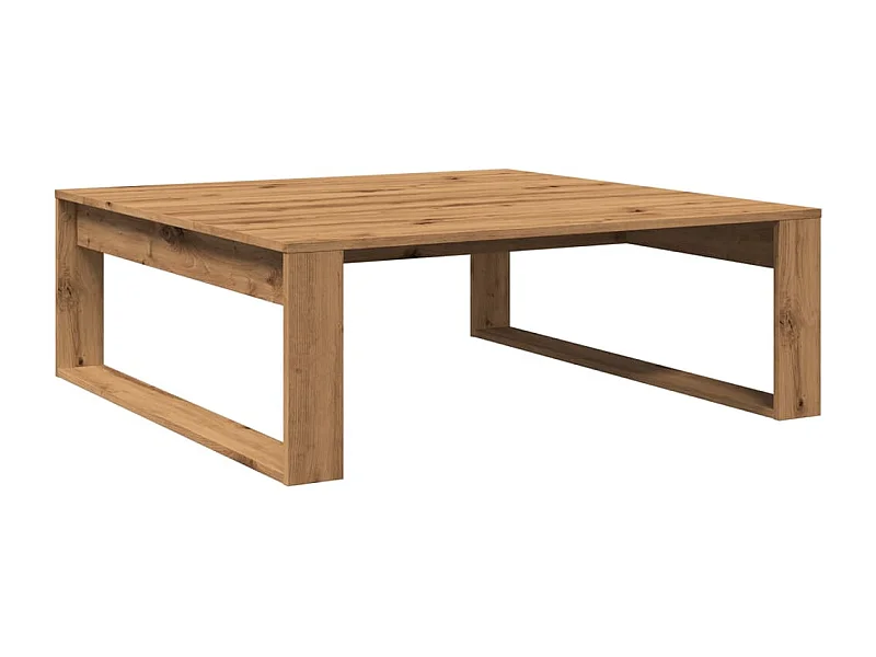 Couchtisch-Wohnzimmertisch-Beistelltische Artisan-Eiche 100x100x35 cm Holzwerkstoff SHL17335