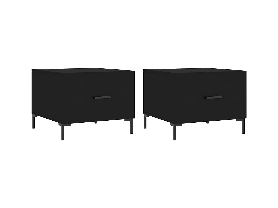 Mesa de centro | Mesa auxiliar madera de ingeniería roble marrón 102x60x45 cm SHL402043