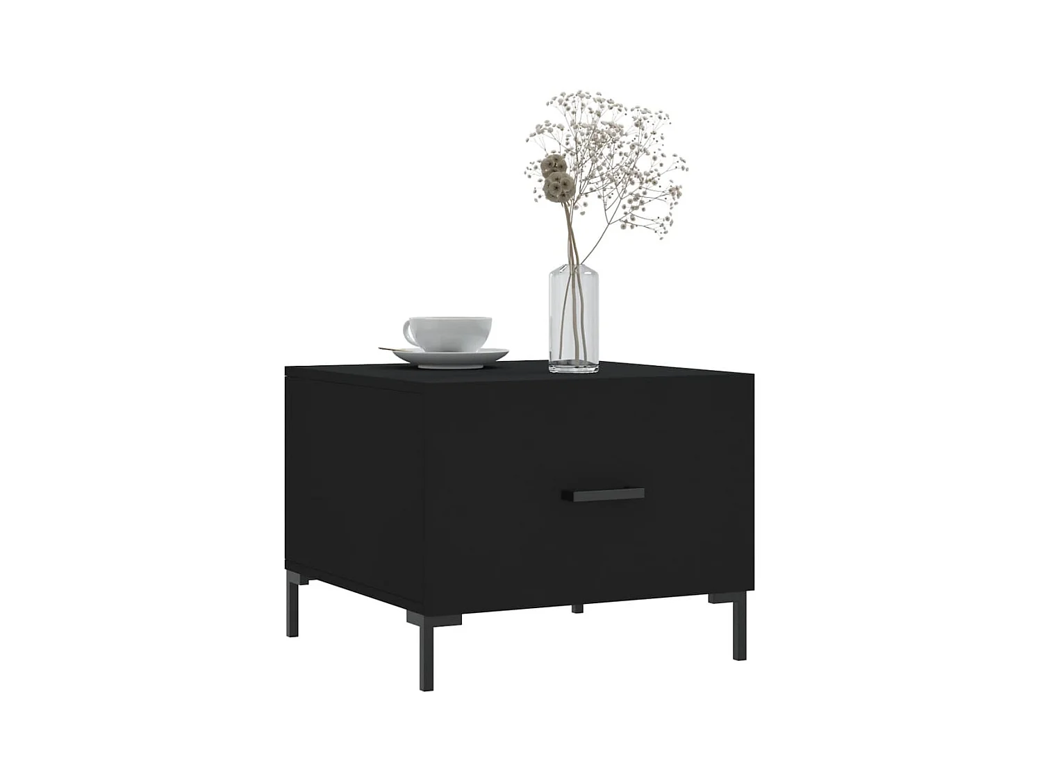 Mesa de centro | Mesa auxiliar madera de ingeniería roble marrón 102x60x45 cm SHL402043