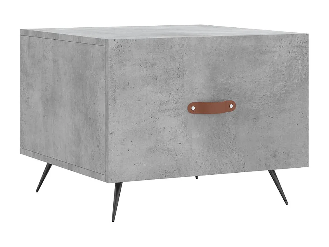 Couchtisch 2er Set-Sofatisch-Beistelltische Betongrau 50x50x40 cm Holzwerkstoff SHL97633