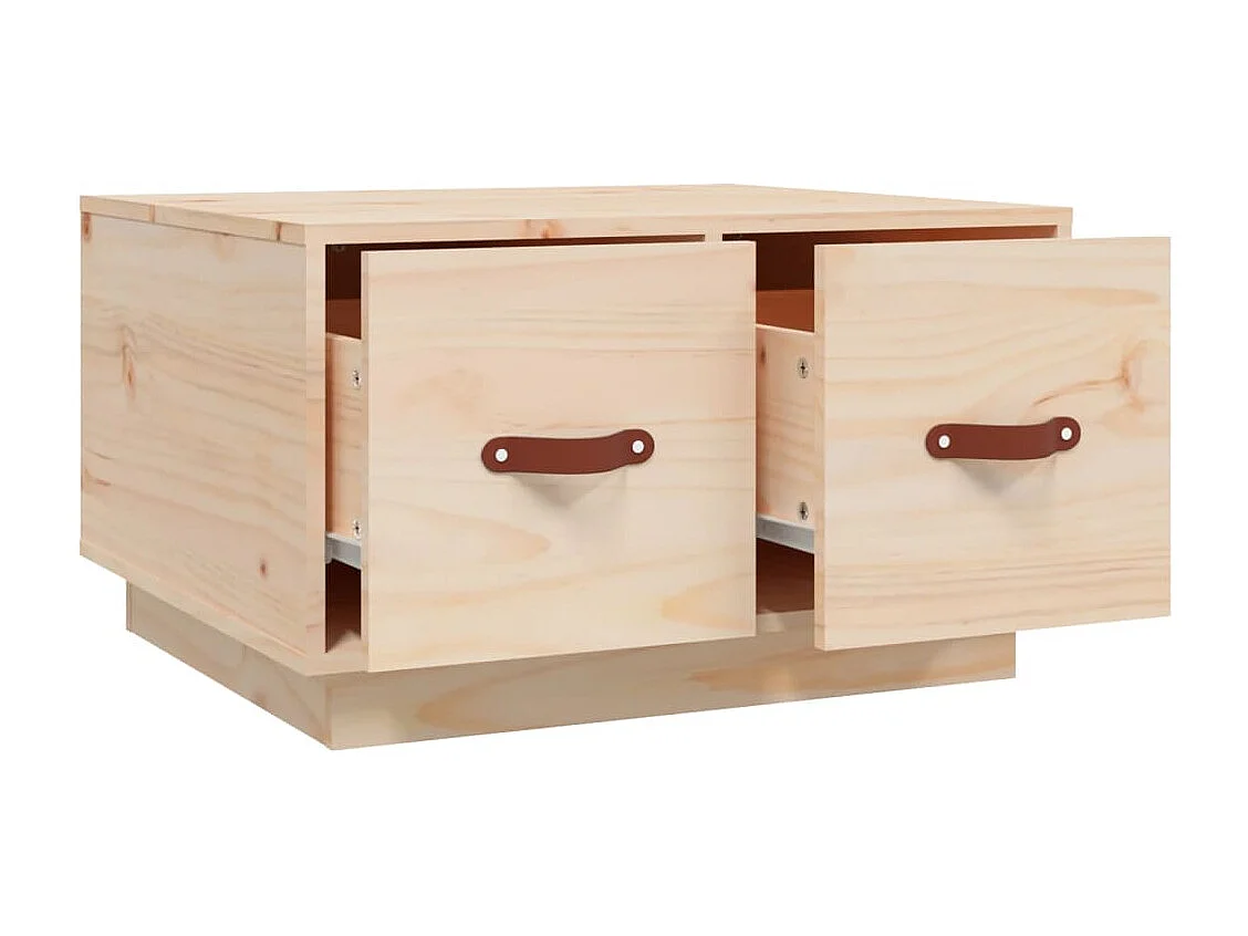 Mesa de centro | Mesa auxiliar madera contrachapada roble marrón 90x50x40 cm SHL3190