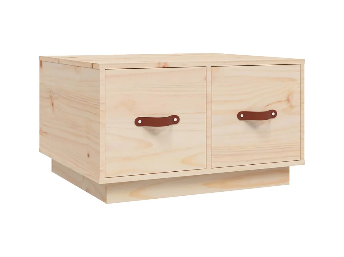 Table basse salon-Table d'appoint 60x53x35 cm Bois massif de pin SHL70497