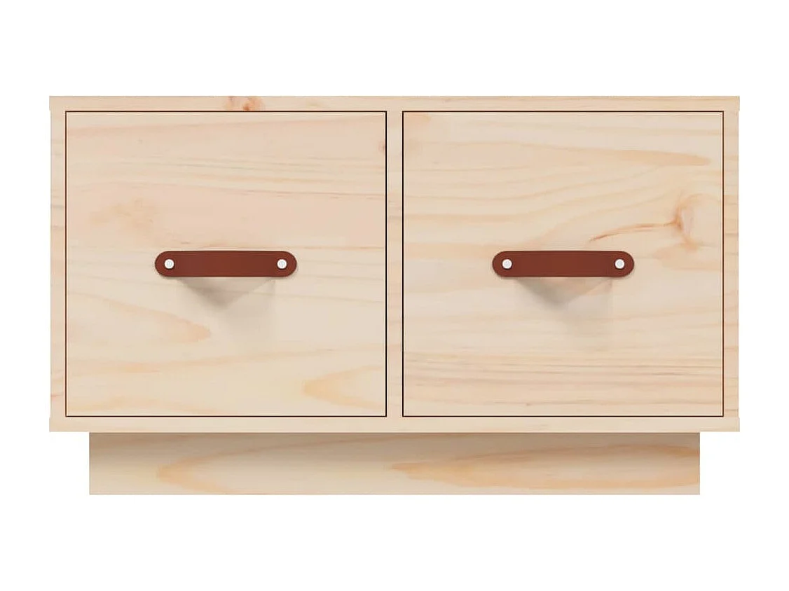 Couchtisch-Wohnzimmertisch-Beistelltische 60x53x35 cm Massivholz Kiefer SHL86492