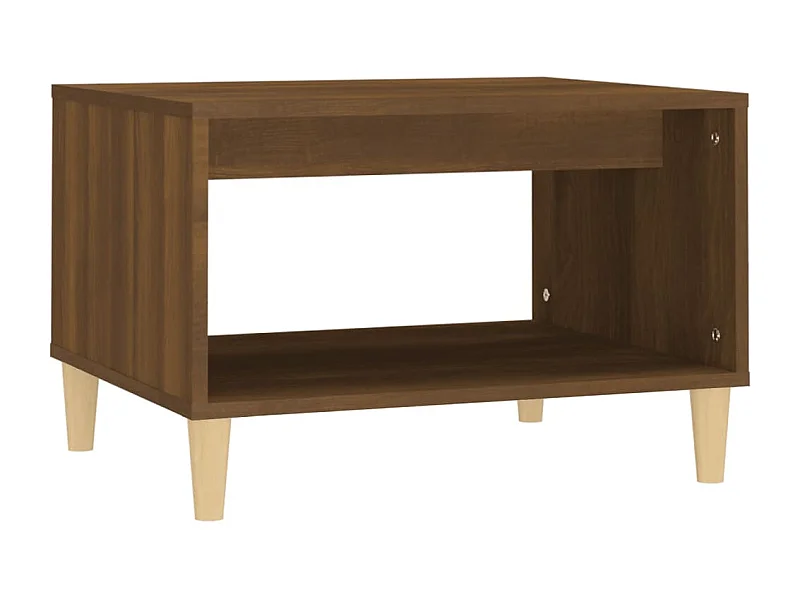 Table basse salon-Table d'appoint Chêne marron 60x50x40 cm Bois d'ingénierie SHL2086