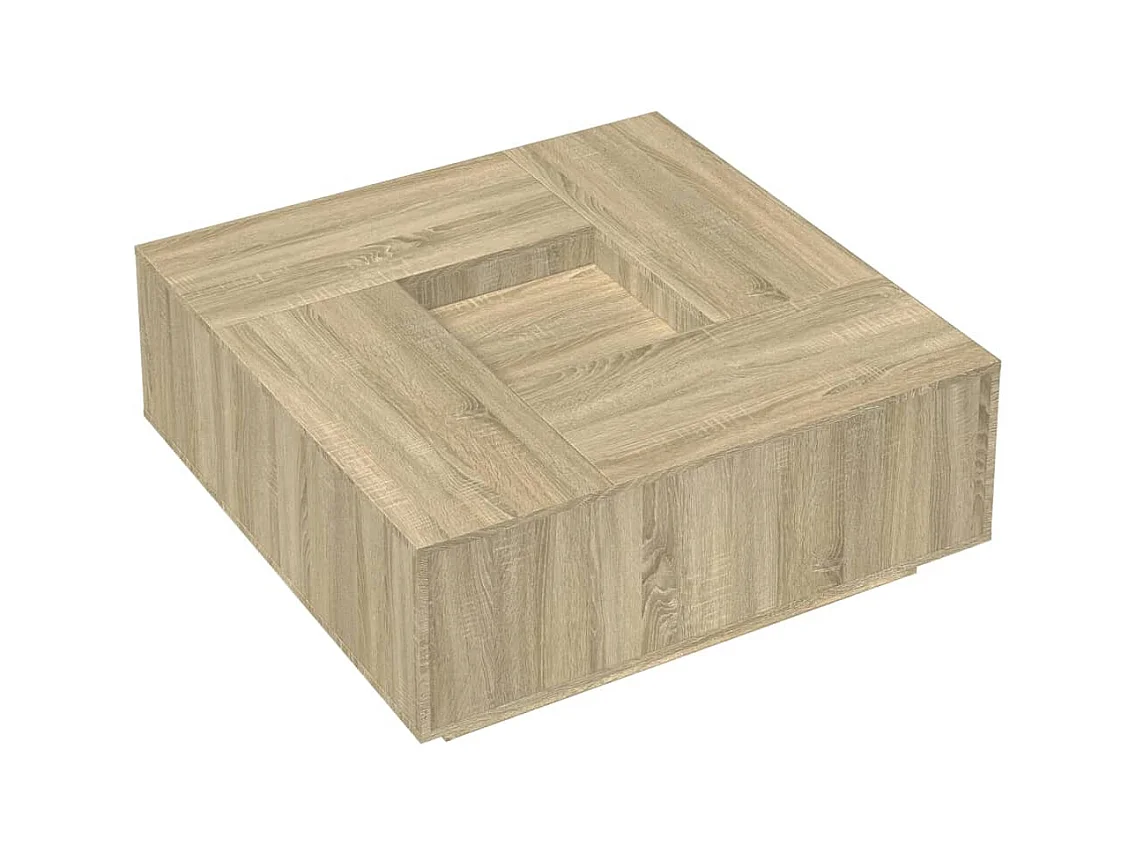 Mesas de centro | Mesas auxiliares 2 uds madera ingeniería roble Sonoma 50x46x35cm SHL895157