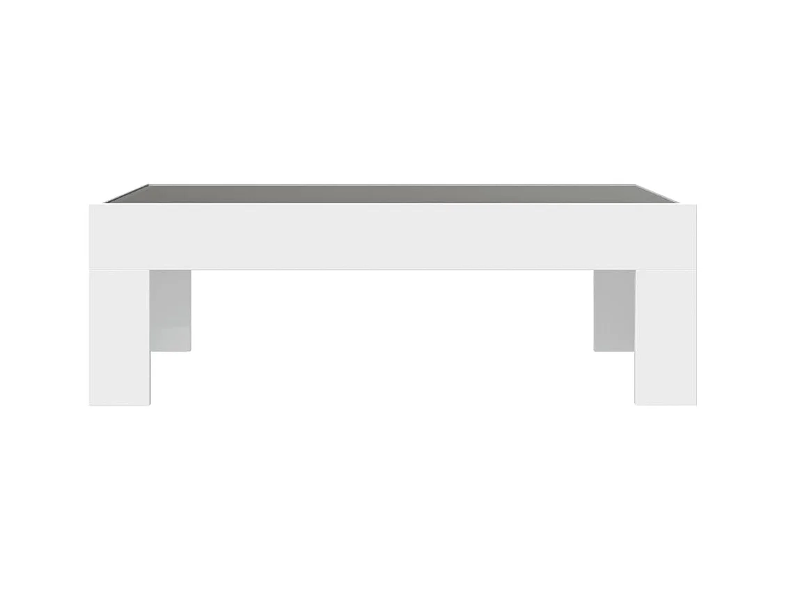 Mesa de centro-Mesa auxiliar madera de ingeniería blanco 55x55x40 cm SHL4483