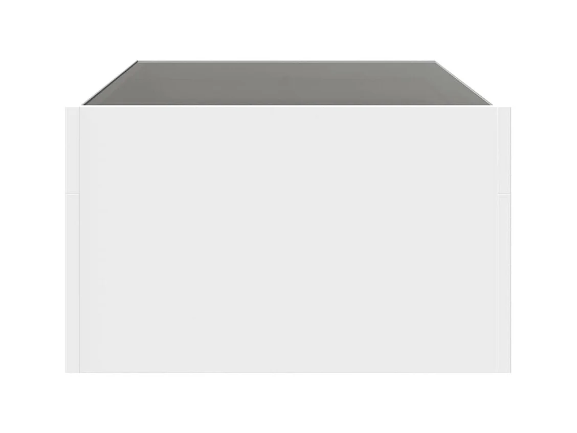 Mesa de centro-Mesa auxiliar madera de ingeniería blanco 55x55x40 cm SHL4483