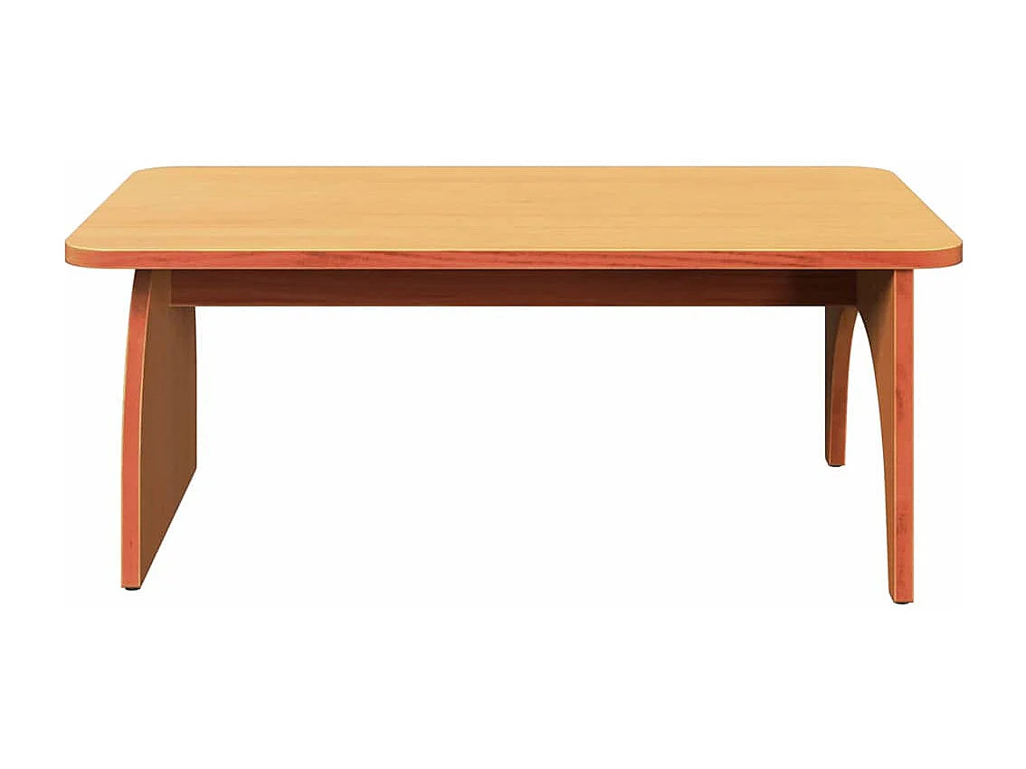 Table basse salon-Table d'appoint Marron cire 80x50x31 cm Bois de pin massif SHL52295