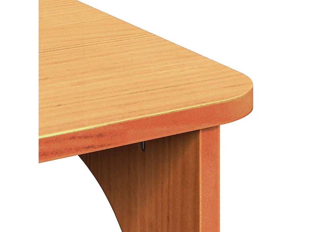 Table basse salon-Table d'appoint Marron cire 80x50x31 cm Bois de pin massif SHL52295
