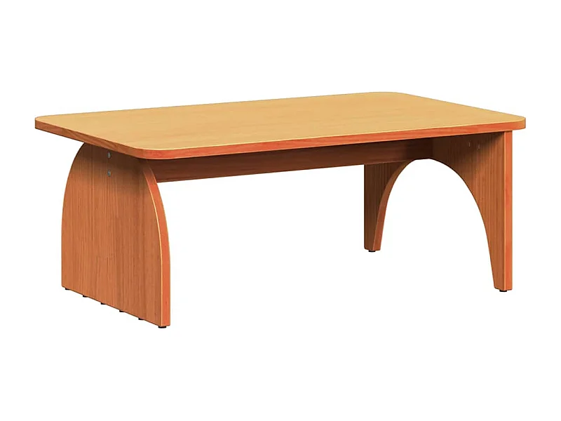 Salontafel | Woonkamertafel | Bijzettafel Wasbruin 80 x 50 x 31 cm Massief grenenhout