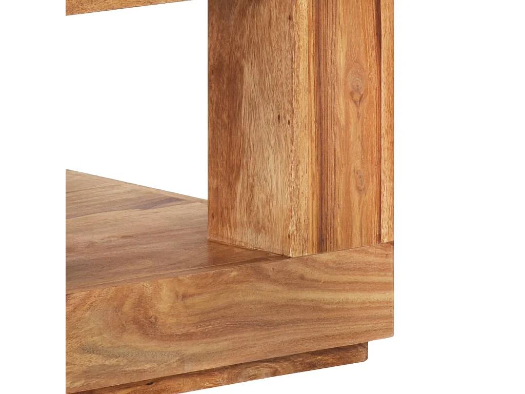 Couchtisch-Beistelltisch-Sofatisch 45x45x40 cm Massivholz Akazie SHL2179