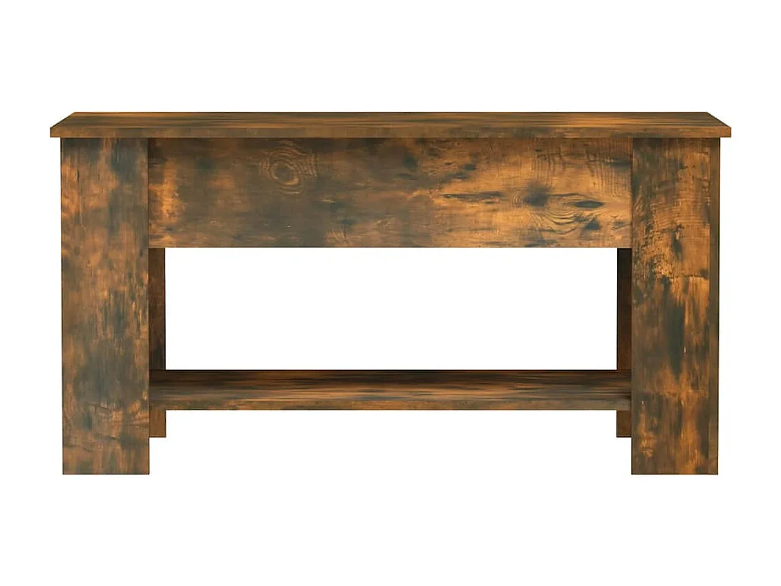 Mesa de centro | Mesa auxiliar madera contrachapada roble ahumado 100x50x35 cm SHL4081